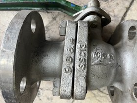 تصویر شیر توپی 2 اینچ دو تیکه کلاس 150 جنس بدنه 10K/40 S13A BALL VALVE 2" #150 10K/40 S13A