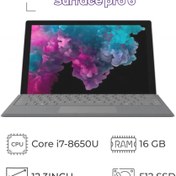 تصویر تبلت مایکروسافت (استوک) Surface Pro 6 | 16GB RAM | 512GB | I7 Microsoft Surface Pro 6 (Stock)