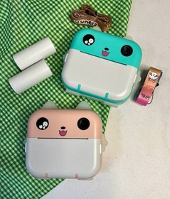 تصویر دوربین دیجیتال با چاپ فوری کودک شارژی 