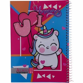 تصویر دفتر 80 برگ فنری 