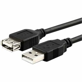 تصویر کابل 1.5 متری افزایش طول USB فلت ا USB Male to USB Female cable Flat USB Male to USB Female cable Flat