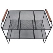 تصویر شلف داخل کابینت سناتور 2 طبقه دسته چوبی senator-shelf-a-single-cabinet