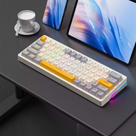 تصویر کیبورد بی سیم ZIFRIEND مدل ZA63-PRO 