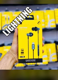 تصویر هندز فری لایتنینگ kf مدلF-780 Lightning earphone F780