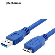 تصویر کابل هارد اکسترنال USB3.0 پی نت به طول 0.5 متر 