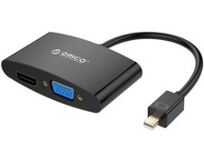 تصویر مبدل مینی دیسپلی پورت به اچ دی ام آی و وی جی ای اوریکو Orico Mini DisplayPort to HDMI / VGA Adapter DMP-HV2 