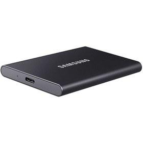 تصویر اس اس دی اکسترنال سامسونگ T7 Touch با ظرفیت 2 ترابایت ا Samsung T7 Touch 2TB Black USB 3.2 Gen2 Portable SSD Samsung T7 Touch 2TB Black USB 3.2 Gen2 Portable SSD