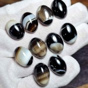 تصویر پک ۱۰ عددی سنگ اونیکس سلیمانی معدنی کد G81191 