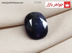تصویر نگین یاقوت آفریقایی کبود الماس تراش کد 131526 