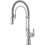 تصویر شیر ظرفشویی کسری مدل آرین رنگ طلایی و کروم 