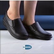 تصویر خرید اینترنتی کفش طبی اصل زنانه دکتر شول تمام چرم مدل کارول کد۲۱۱ - مشکی / 3 