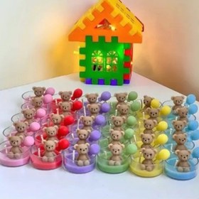 تصویر گیفت تدی وارمری در رنگبتدی دلخواه 