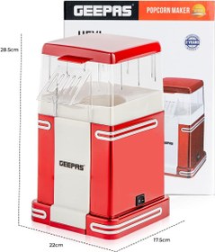 تصویر دستگاه پاپ کورن ساز برقی جیپاس مدل Geepas GPM41502UK Geepas Electric Popcorn Maker Model GPM41502UK