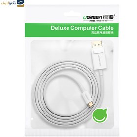 تصویر کابل تایپ سی به DisplayPort یوگرین MM139 مدل 40420 طول 1.5 متر UGREEN MM139-40420 Type C To DisplayPort Cable