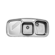 تصویر سینک استیل البرز مدل R-614 توکار Steel Alborz 614-R Inset Sink