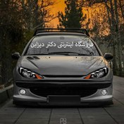 تصویر چراغ جلو خودرو برند ماد پارت ، مدرن و کروز پلاس طرح Audi مناسب برای پژو 206 بسته دو عددی - ماد پارت / مولتی کالر ( بلوتوث ) 