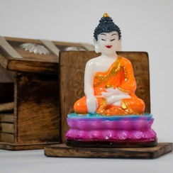 تصویر مجسمه هندی مدیتیشن بودا - 183 