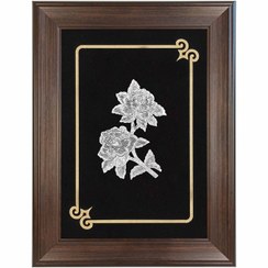 تصویر تابلو دکوری طرح دو رز 