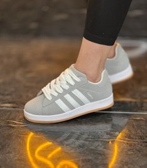 تصویر کفش کتونی اسپرت ونس آدیداس کامپوس (Adidas Campus) زنانه و دخترانه رنگ طوسی روشن Cumpos Z