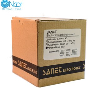 تصویر ولتمتر دیجیتال 96*96 صانت الکترونیک مدل SV-296 Sanet Electronic SV-296 Digital Voltmeter 96*96