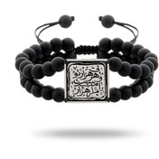 تصویر دستبند مربع حکاکی هزار امید 