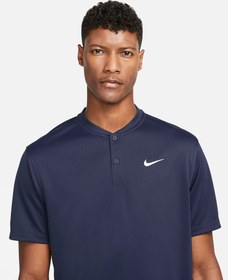 تصویر پلوشرت تنیس مردانه نایک NikeCourt Dri-FIT Blade- سرمه ای 