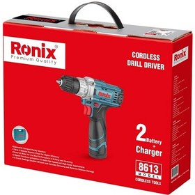 تصویر دریل پیچ گوشتی شارژی 12 ولت رونیکس مدل 8613 Ronix 8613 Cordless Screw Driver