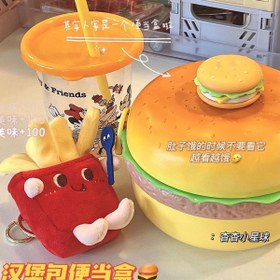 تصویر ظرف غذا همبرگر 