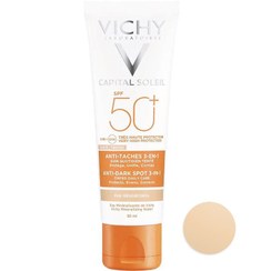 تصویر کرم ضد آفتاب رنگی ویشی SPF50 حجم ۵۰ میلی لیتر 