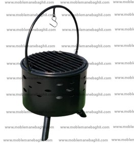 تصویر آتشدان هیزمی فضای باز 