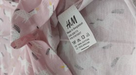 تصویر تیشرت نخ پنبه اچ اند ام اصلی قواره دار بنگلادشی T-shirt H&M