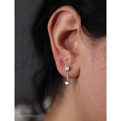 تصویر گوشواره نقره E0227 