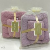 تصویر حوله استخری دو تیکه Two piece pool towel set