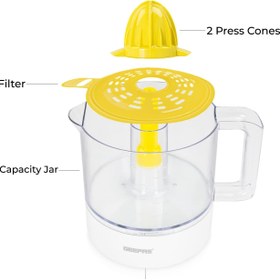 تصویر آب مرکبات گیر جیپاس مدل GCJ9900N CITRUS JUICER GEEPAS GCJ_9900N 25W 1L