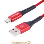 تصویر کابل تبدیل USB به USB-C سیبراتون مدل S250C طول 1.1 متر 