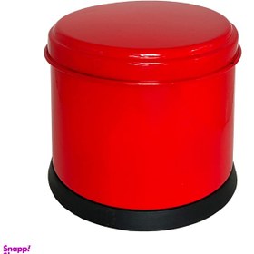 تصویر قوطی فلزی طرح استوانه کد 12 