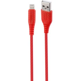 تصویر کابل تبدیل USB به لایتنینگ بیاند مدل BUL-201 طول یک متر 