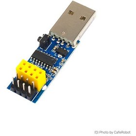 تصویر ماژول پروگرام ESP8266 مدل ESP-01 دارای چیپ CH340 