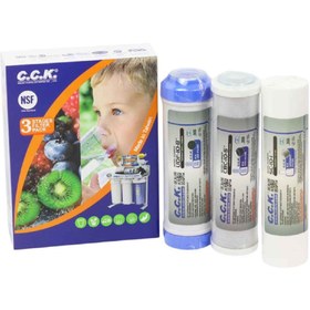 تصویر پک فیلتر مرحله 1و 2 و 3 دستگاه تصفیه آب سی سی کا C.C.K 