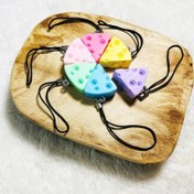 تصویر آویز موبایل طرح پنیر 