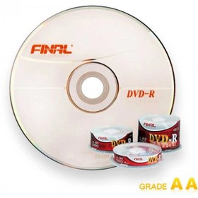 تصویر دی وی دی فینال باکس دار 50 عددی (FINAL) - حداقل60بسته50عددی FINAL DVD-R