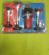 تصویر بوق شیپوری ۳ لوله و ۶ لوله 