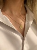 تصویر گردنبند مینا کاری رزالین 