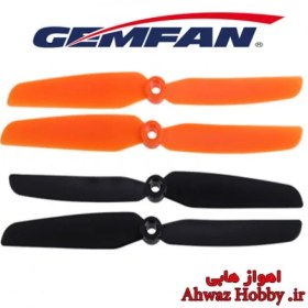 تصویر ملخ 6040 مدل ABS اورجینال Gemfan پک 4 تایی مدل Racing به همراه بوش شافت - Gemfan 6040 ABS Racing Props - فروشگاه رباتیک اهواز هابی | خرید کوادکوپتر، ساخت مولتی روتور 