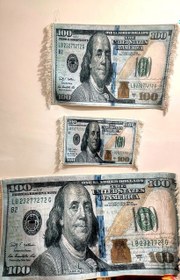 تصویر تابلو فرش دلار سایز متوسط ا Tablo farsh dolar Tablo farsh dolar