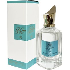 تصویر ادکلن جورجیوس زنانه مدل ایکس کیو فیروزه ای حجم 100 میل Gorgeous XQ Eau de Parfum 