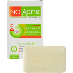 تصویر صابون حاوی عصاره درخت چای مناسب انواع پوست وزن 70 گرم نو آکنه No Acne Tea Tree Soap 70 g