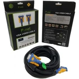 تصویر كابلvga 5m برند p-net vga cable 5m brand p-net