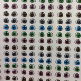 تصویر چشم رزینی کد 13 ،7میل ،بسته 20 جفتی 