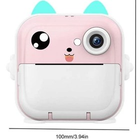 تصویر دوربین دیجیتال کودکان طرح گربه مدل PRINT CAMERA Q5 PRINT CAMERA Q5 children's digital camera with cat design